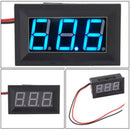 Digital Display DC 4.5-30V 2 Wire Blue LED Panel LED Voltage Meter Voltmeter BL