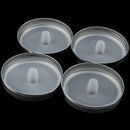4Pcs Waterless White Food Grade Silicone Fermentation Airlocks Lids Ferment
