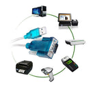USB 2.0 To RS232 COM Port 9 Pin Serial DB25 DB9 Adapter Converter Cable K8F7