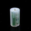 8pcs AA To D Size Battery Adapter White Case