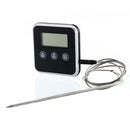 Digital Instant Read Meat Thermometer Timer Remote Food Probe BBQ Smoker Oven