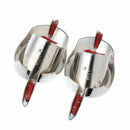 1Pair Chrome Front Fog Lamp Light Cover Trim For Chevrolet Chevy Cruze gfd LVT