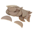 30x Wood Log Slices Discs For DIY Crafts Wedding Rustic Wooden Pile Ornament