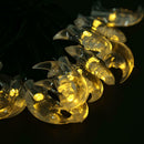 Solar light string 30led moon decoration outdoor Christmas tree courtyard l