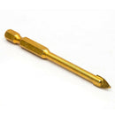 5 Pcs Hex Shank Glass & Tile Drill Bit Set, Drill Bit Glass Tile,3mm, 4mm,  X6Y2