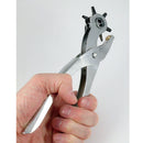 Heavy Duty Revolving Leather Belt Holes Punch Watch Band Hand Pliers Tool Eyelet