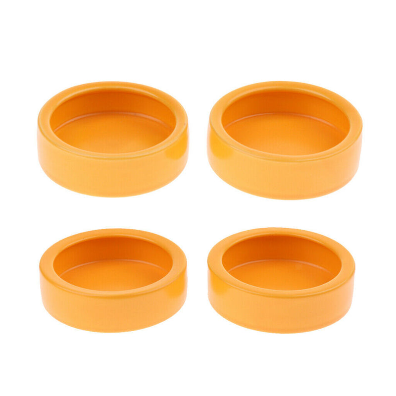 4Pcs / Set Reptile Food or Water Dish Worm Bowl Ceramic Dish Mealworm Feeder
