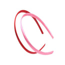 40PCS Hair Bands Covered in Soft Multicolor Satin Hairbands Hair Accessories