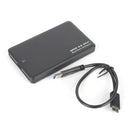 Hard Drive Usb3.1 Sata External 2.5" Hdd Ssd Enclosure Box Transparent CaseME