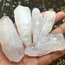 50g Natural Raw White Clear Point Quartz Crystal Heal Stone Rock Specimen Gift