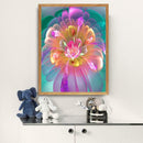 Fluorescent Flower 5D DIY Full Drill Diamond Painting Embroidery Stitch (A)