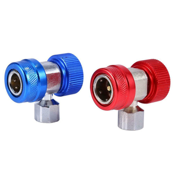1Pair R134A AC Air  Coupler Adjustable Quick High Low Adapter Connector