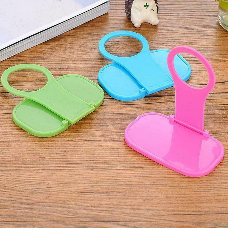 1* Phone Wall Charger Adapter Holder Hanging Stand Hook Foldable Bracket N1Y1