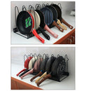Kitchen Organizer Pan Cutting Board Holder Dishes Rack Stand Storage Shelf