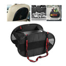 Back Net Tote Organizer Bag Holder Pocket Storage w/ Handles Strap Black