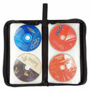 5X(80-Discs Portable Leather Storage Bag Zippered Storage Case for CD DVD  Z1U8)