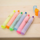 6x/set FLUORESCENT HIGHLIGHTER MARKER PENS Assorted / Colours School-Pack O U0F5