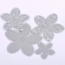 4pc Flower Metal Cutting Dies Stencil Scrapbook Embossing Card Paper Decor Craft