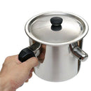 Beekeeping Tools Stainless Steel Honey Pot Wax Pot Waterproof Stew Durable  K2L5