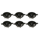 6x Trumpet Piezoelectric Ultrasonic Speaker 2-inch Piezo Horn Speaker Black