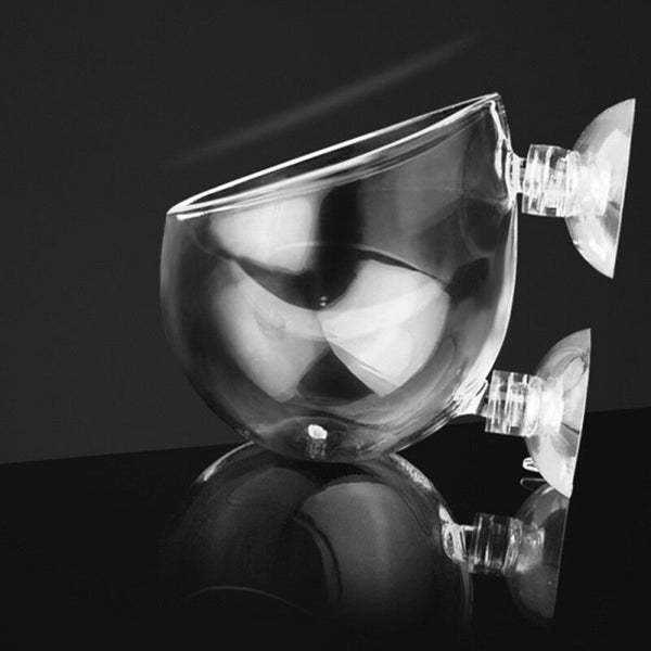 Aquarium Fish Tank Live Plants Cup Growing Pot Aquatic Landscape Holder Suction