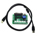5 Axis MACH3 Stepper Motor Driver Breakout Board Repair Accessory with Cable