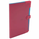 Plastic Expanding File Folders Accordion Document Organizer 5-Pocket A4 Let