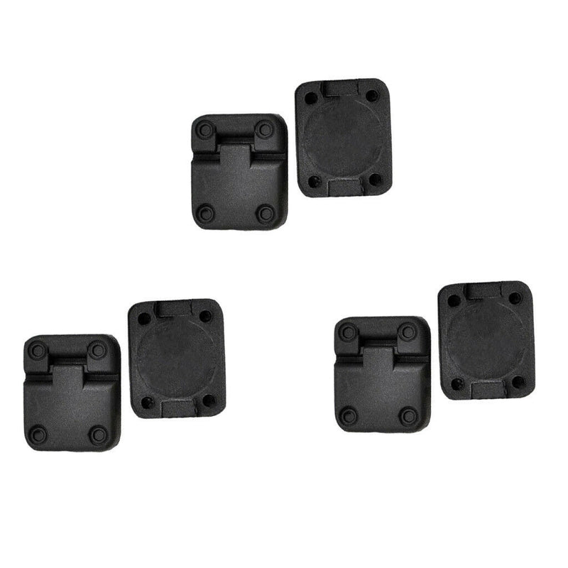 1:10 Scale RC Car Spare Parts Door Hinges 6x Black for Traxxas TRX-4 Models