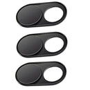 3 Pieces Webcam Cover Slider Stick for Laptop Phone Privacy Protection Black