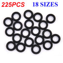 225 X Rubber O Ring Washer Set Assortment for Automotive Plumbing Hydraulic