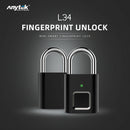 Anytek L34 Smart Fingerprint Padlock USB Rechargeable Door Keyless Security Lock