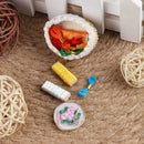 1:12Dollhouse mini embroidery tools set simulation sewing scissors thread mod Kw
