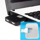 Wireless Micro USB 2.0 4-Port Distributor Multi Hub Splitter Power For Comp Q8N4
