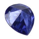 Large 5.38CT Blue Zircon Tanzanite Unheated 9X11mm Pear Shape of AAAA+ Loose Gem