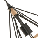 Industrial Manila Rope Metal Pendant Lampshade Chandelier