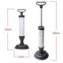 Handle Powerful Suction Plunger Toilet Dredger Cleaner Drain Buster with Tw