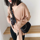 2pcs Casual Messenger Handbag Women Oxford Shoulder Crossbody Card Bag Set