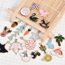 20pcs Bulk Lots Mixed Enamel Charms Pendant DIY Jewelry Making Findings 3C