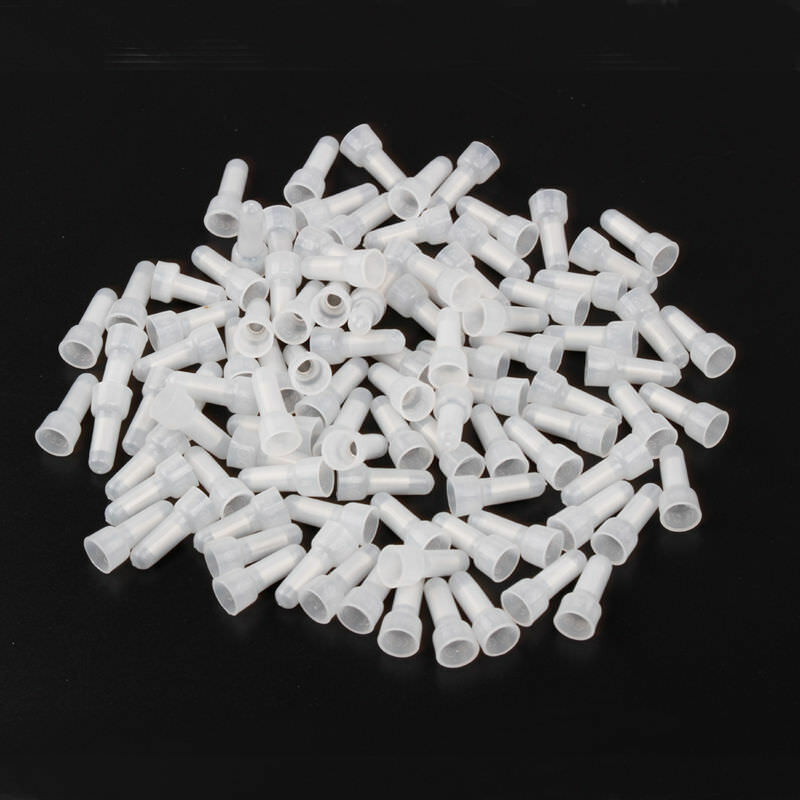 100pcs 22-16 GA AWG Closed End Crimp Caps Splice Gauge Wire Connectors Terminals