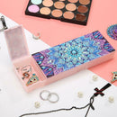 DIY Mandala Special Shaped Diamond Painting Students Pencil Storage Case