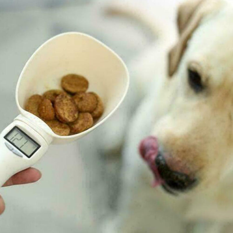 Pet Food Measuring Scoop Scale Cup Dog Cat Feeding Kitchen Portable Spoon B V1T4