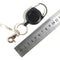 60cm Retractable Keyring Metal Wire Keychain Clip Pull Anti Lost ID Card Hol Kw