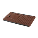 Car Sun Visor 9 Disc Slots CD Card Holder Organizer Storage Clip Bag Brown