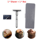 Men Adjustable Double Edge Shaving Zinc Alloy Safety Razor With Shaver Blade Bj