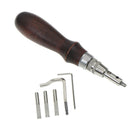 7 in1 DIY adjustable wood leather handing stitching Groover crease leather to ï¼W