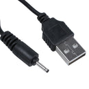 USB Cable 2.0 mm DC Charger for Nokia 6280 E65 N73 N80 N95 50cm 2pc