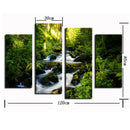 30cm Canvas Decorative Wall Art Painting Picture Forest Stream No Frame