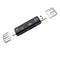 USB-C Type C/USB 3.1/Micro USB/OTG TF Card Reader for Phone Macbook Black