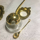Aluminum alloy Condiment Pot Seasoning Container Spice Glass Jar Salt Sugar G7M8