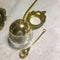 Aluminum alloy Condiment Pot Seasoning Container Spice Glass Jar Salt Sugar G7M8